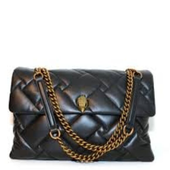 #131 - Kurt Geiger London Kensington Soft - XXL Black, NWT - Picture 11 of 17